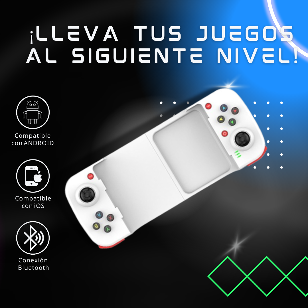 Mando gaming con Bluetooh para teléfono móvil