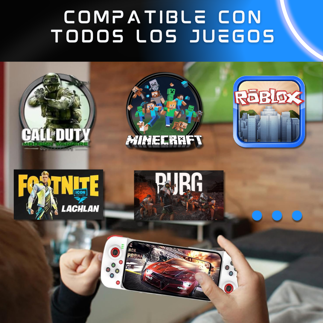 Mando gaming con Bluetooh para teléfono móvil