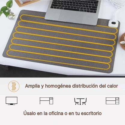 Alfombra calefactora para escritorio