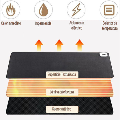 Alfombra calefactora para escritorio